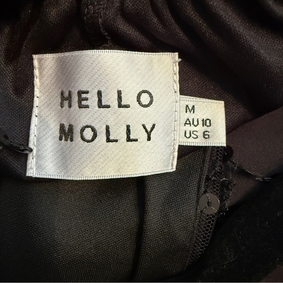 Hello Molly -Try Your Luck Black Sequin Mini Dress -Backless -Size Medium -HOCO - Picture 9 of 13